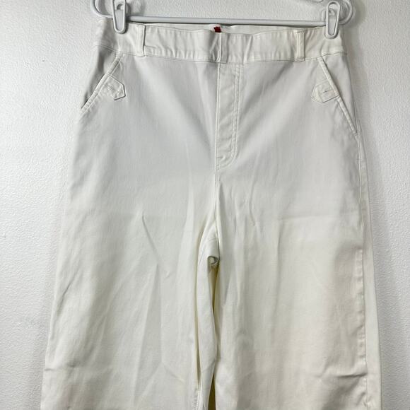 SPANX Stretch Twill Cropped Pant White Size XL Tall - Picture 4 of 15